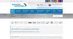 Desktop Screenshot of beyondtheleadingedge.com