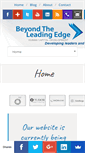 Mobile Screenshot of beyondtheleadingedge.com